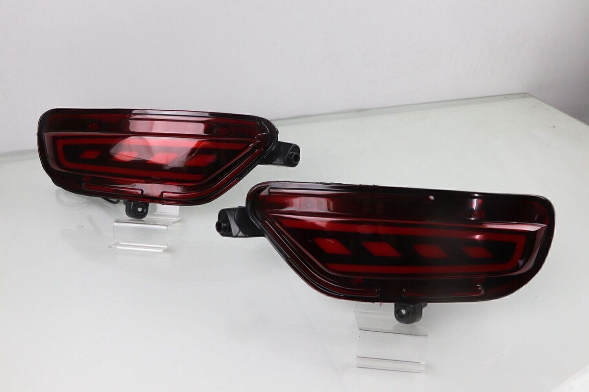 ya 14 9.20 zhengce LED Red Rear Fog Light Tail Bumper Brake Light Kit for Mazda CX-5 2017-21-1