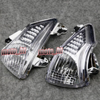 ya 2 8.15 for Kawasaki 2008 2009 ZX10R Clear Turn Signals Indicator Blinker Lens