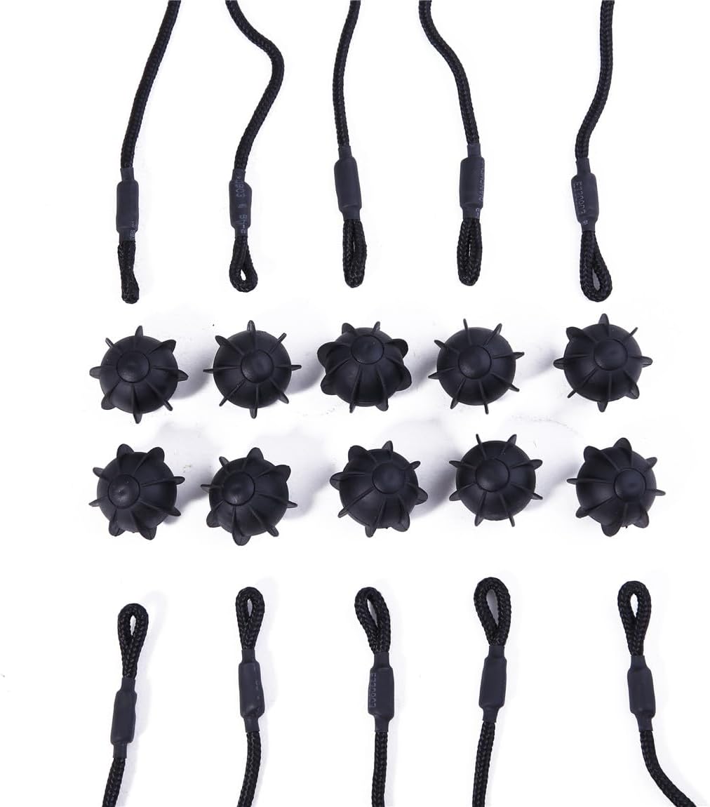 ya 2 8.15 10Pcs Interior Rear Parcel Shelf String Cover Straps for Golf MK5/6/7 2004-2018