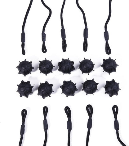 ya 2 8.15 10Pcs Interior Rear Parcel Shelf String Cover Straps for Golf MK5/6/7 2004-2018
