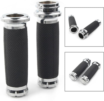 ya 11 9.14 baidi1 Electronic Throttle Hand Grips Handlebar for Harley Road King Street Glide