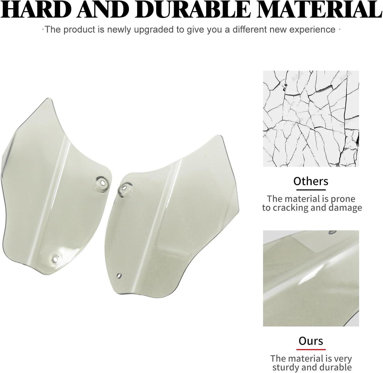 ya 7 8.24 baidi Smoke Saddle Heat Shield Air Deflectors Fit for Harley Softail Fat Boy 2000-2017