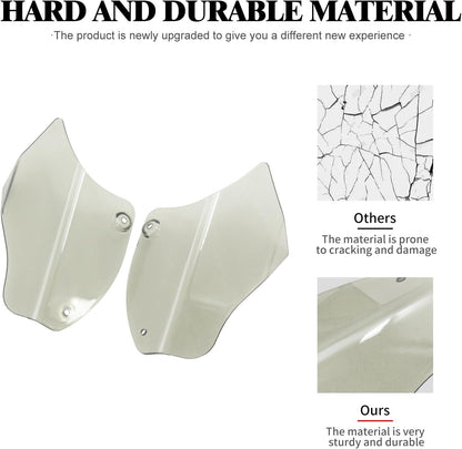 ya 7 8.24 baidi Smoke Saddle Heat Shield Air Deflectors Fit for Harley Softail Fat Boy 2000-2017