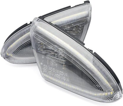 ya 11 9.14 baidi1Pair Side Mirror Turn Signal Light Puddle Lamp for Dodge for Ram 1500 2500