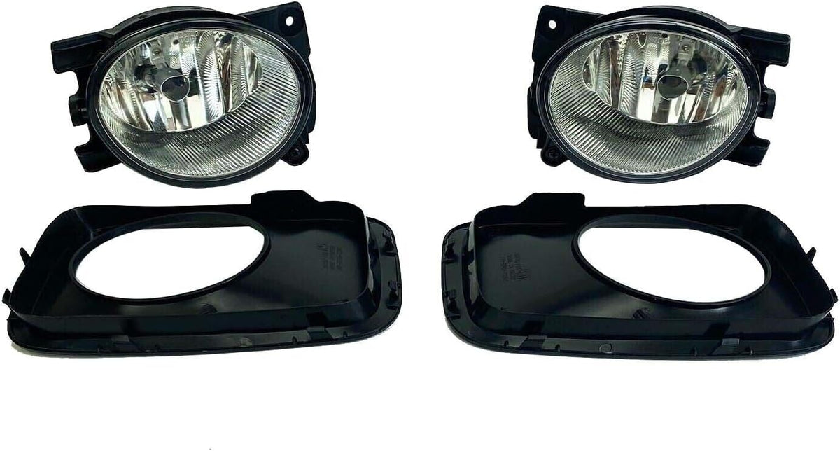 ya 10 9.16 zhengce Front Bumper Fog Light Lamps w/Cover Bezel+Wiring Kit for Honda Pilot 2009-