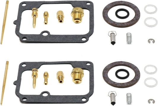 ya 2 8.15 Carburetor Repair Rebuild Seal Gasket 2 Kits for Yamaha RD350 RD 350 1973-1975