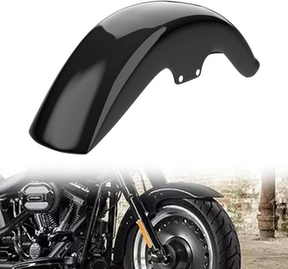 ya 4 8.10 Vivid Gloss Black Front Fender Mudguard Fit for Harley Softail Fatboy 2006-2017