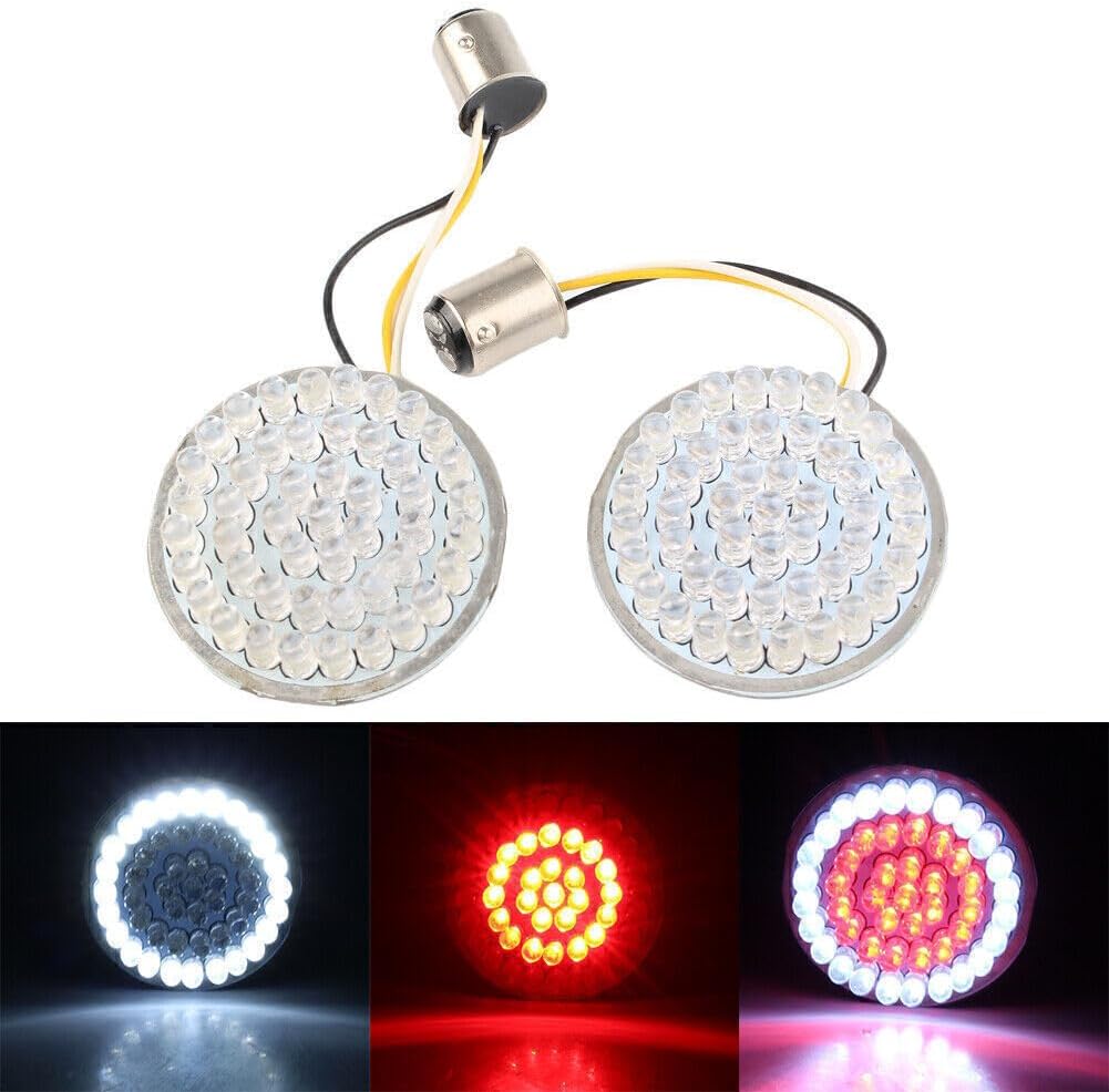 ya 11 9.14 zhengce 1157 48-LED Indicator Light Insert Bulbs for Harley Sportster Touring 2014-
