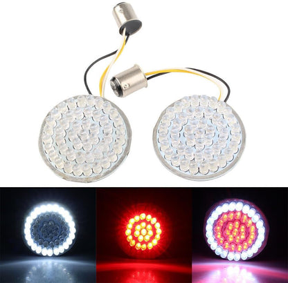 ya 11 9.14 zhengce 1157 48-LED Indicator Light Insert Bulbs for Harley Sportster Touring 2014-