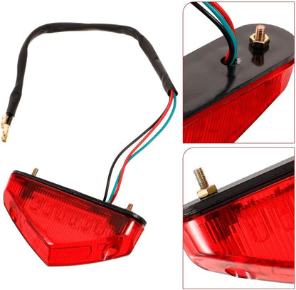 ya 13 9.15 baidi Electric Car Rear Tail Light Motorbike Taillight Motorcycle Brake