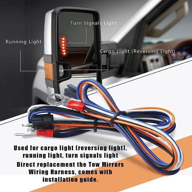 ya 4 8.14 Dragging mirror harness suitable for 2014-2018 for Chevrolet Solod 1500