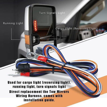 ya 4 8.14 Dragging mirror harness suitable for 2014-2018 for Chevrolet Solod 1500