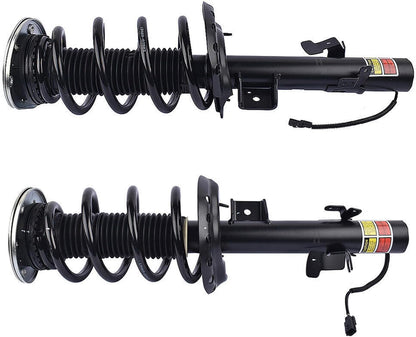ya 12 10.8 baidi Pair Front LH+RH Shock Strut Assys w/Electric for Range Rover Evoque 2012-2018