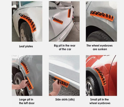 ya 4 8.24 baidi 4Pcs Car Body Hail Glue Puller Tabs Pulling Paintless Dent Repair Removal Tool