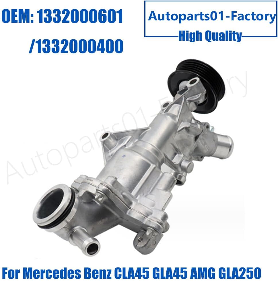 ya 10 9.16 baidi 1332000601 Water Coolant Pump for Mercedes-benz GLA45 AMG GLA250 CLA45