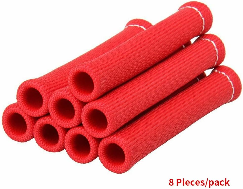 ya 4 8.10 Car 2500¡ã Spark Plug Wire Boots Heat Shield Protector Sleeve Cover fit for SBC