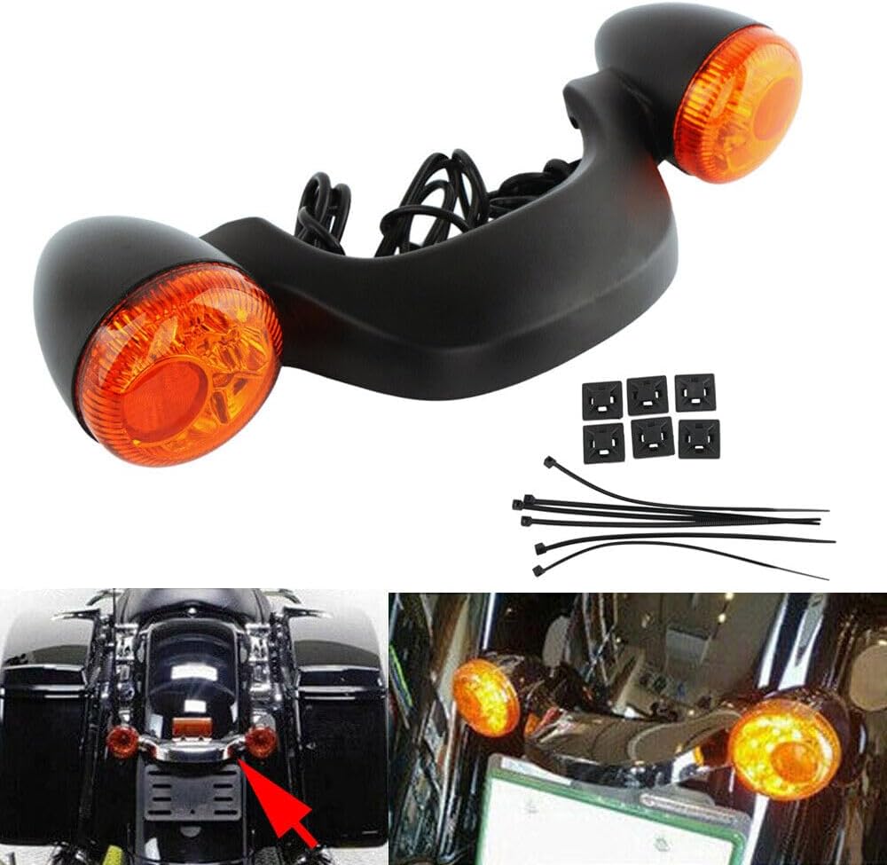 ya 4 8.24 baidi rear brake light bar LED turn signal tail light for Harley Street Road Glide