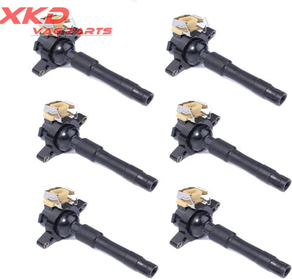 ya 9 10.24 6-Pack Ignition Coil Kit for BMW E36 E38 E39 E46 530i 840ci 740i 12131748018-