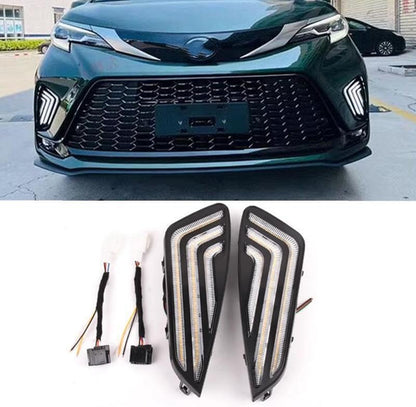 ya 4 8.14 LED Daytime Running Lights DRL Fits for Toyota for SIENNA XSE 2021-2024 2023 2022