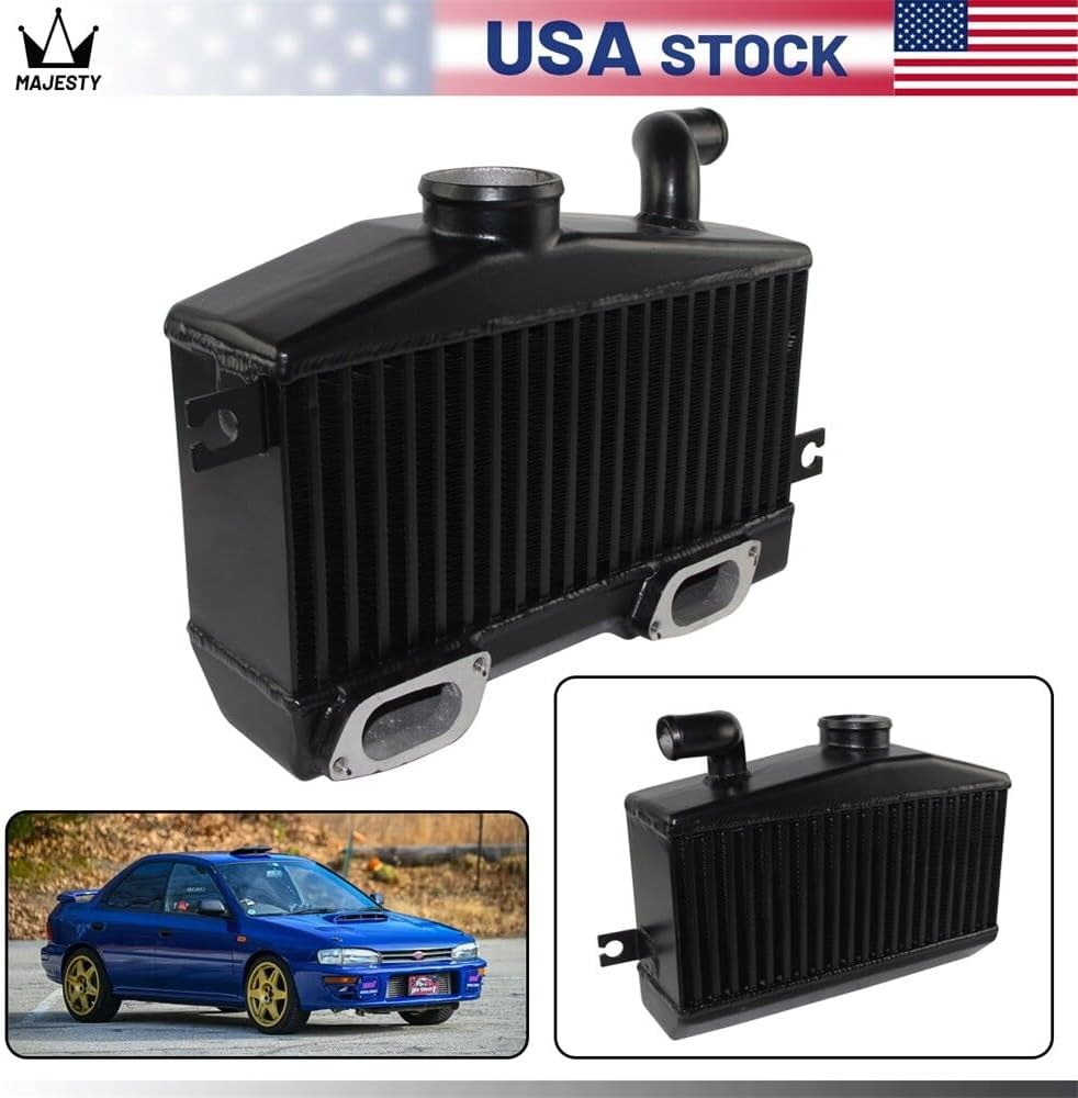 ya 4 8.24 baidi 100mm Top Mount Intercooler for Subaru for Impreza WRX STI GC8 EJ20 Turbo 96-00 BK