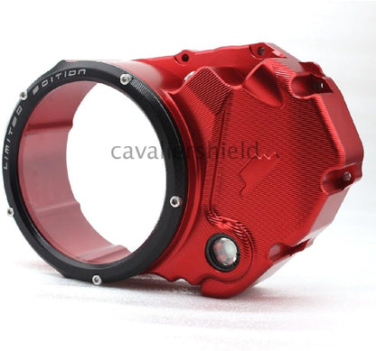 ya 23 10.7 baidi Clear Clutch Cover+Pressure Plate+Spring Retainer Ring for Ducati Xdiavel Diavel