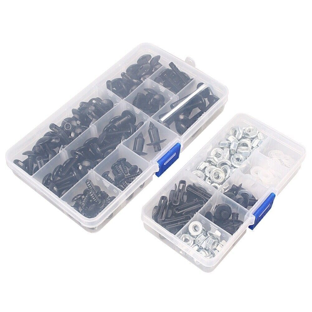 ya 9 10.24 Motorcycle Fairings Bolts Kits Fastener Clips Screw Spring Nuts Fit Sport B