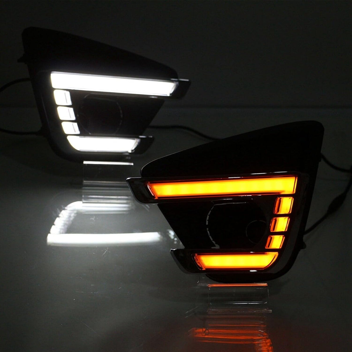 ya 10 9.16 zhengce 1Pair Car LED Front Daytime Running Light Fog Turn Lamp for Mazda CX-5 12-1