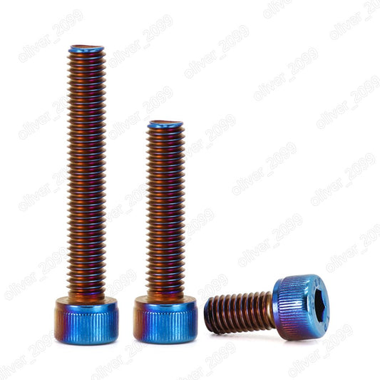 ya 16 10.20 baidi 304SS Plate Titanium Hex Socket Bolts Cap Head Screw Motorcycle Refitting M4-M10