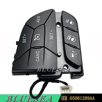 ya 3 8.24 baidi 05081287AA 1 Pair Steering Wheel Control Switch for 14-2019 for Chrysler for Dodge for Jeep