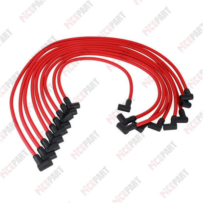 ya 7 8.24 baidi Electronic Ignition HEI Spark Plug Wire Kit compatible for Chevy SBC BBC 454 350 383