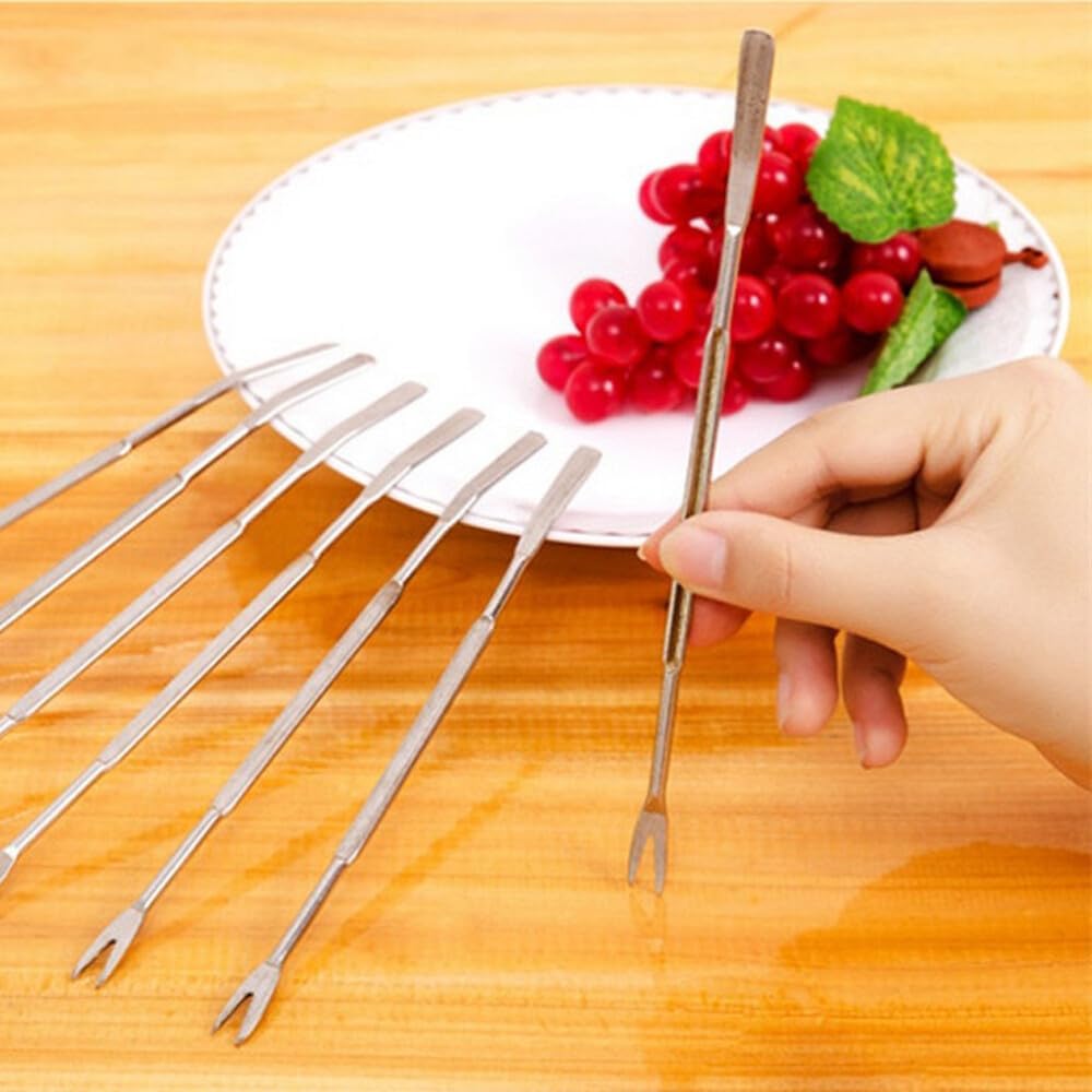 ya 14 9.20 baidi Stainless Steel Shellfish Seafood Tool Lobster Fork Nut Pick for Home-1