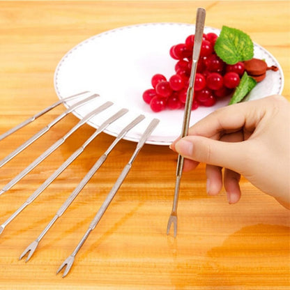 ya 14 9.20 baidi Stainless Steel Shellfish Seafood Tool Lobster Fork Nut Pick for Home-2