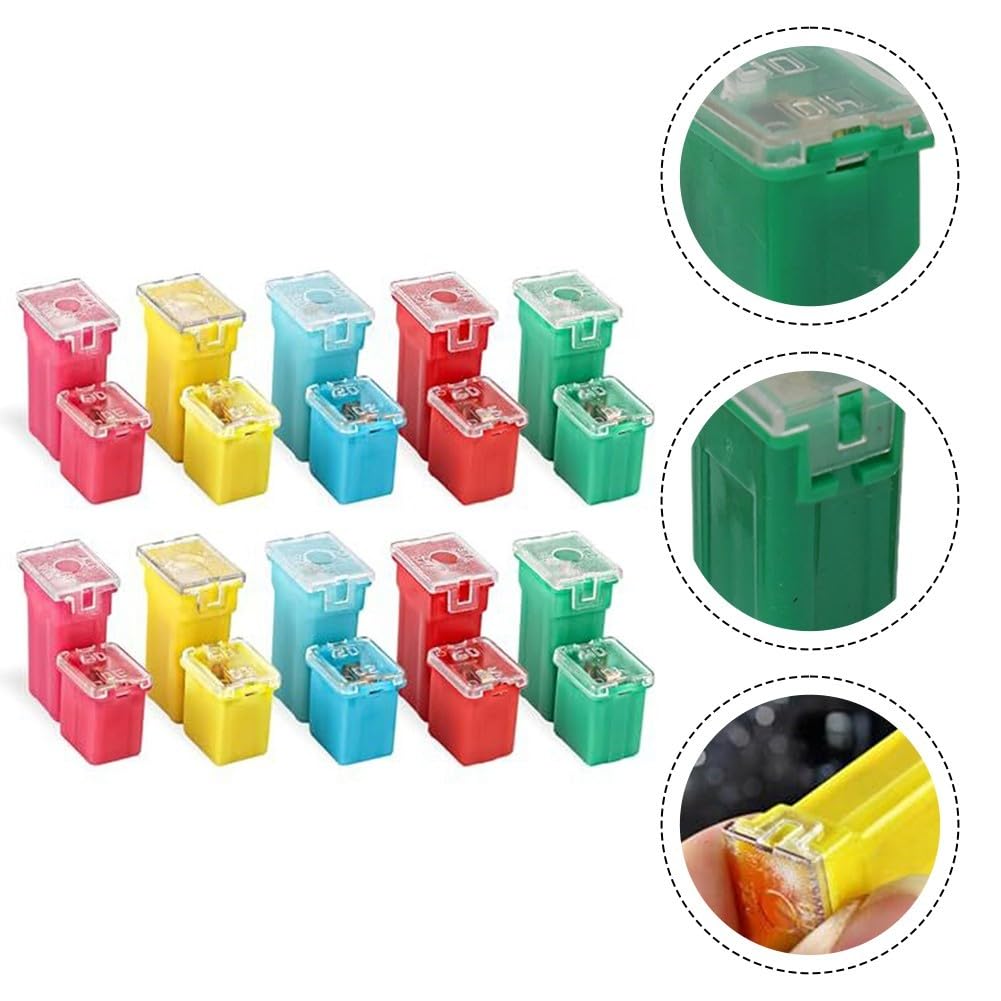 ya 23 10.7 baidi 20pc Fuse Connector Kit for Automotive Use with Multiple Amperage Ratings