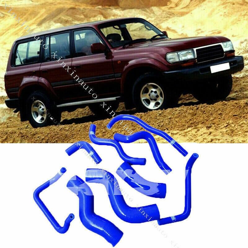 ya 11 9.14 baidifor Toyota for Land Cruiser LC/FZJ80 1991-1997 HPS Silicone Radiator+Heater Hose Kit