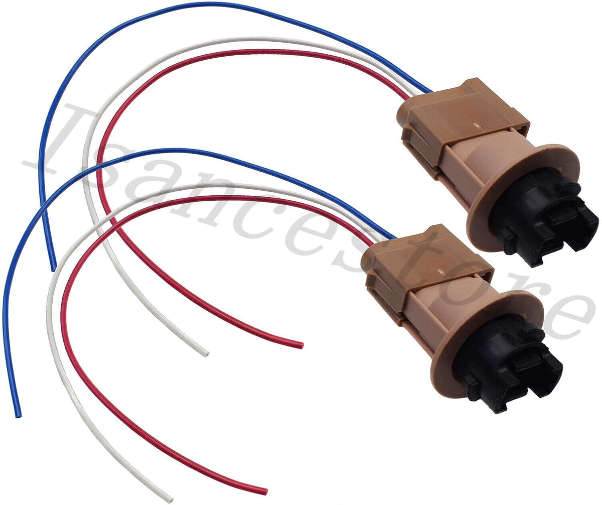 ya 4 8.10 2-piece set tail light brake light signal socket + wiring harness for Ford F-250 350