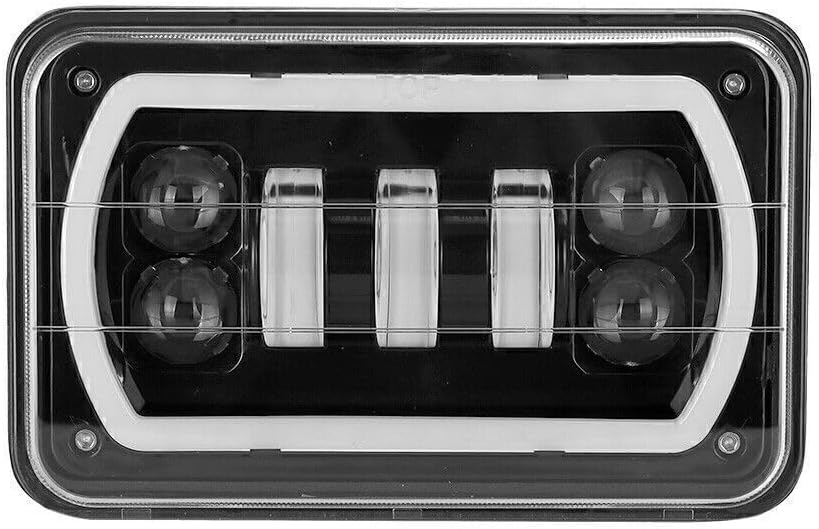 ya 14 9.20 zhengce Waterproof 6 LED Headlights Hi-Lo Beam DRL lamp Fit for Kenworth for Peter-1