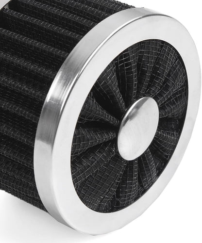 ya 13 9.15 baidi 2x Black Extra Flow 1 to 1-1/4 Push In Valve Cover Baffle Breather Vent Filter