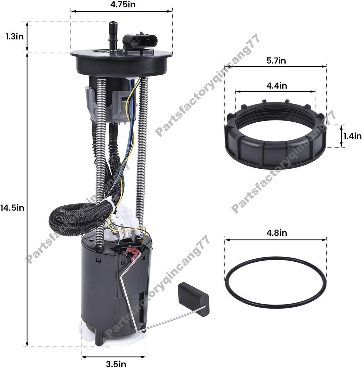 ya 27 10.13 baidi Fuel Pump Assembly 275500850 for Can-Am UTV Maverick Trail 1000R 800R-1