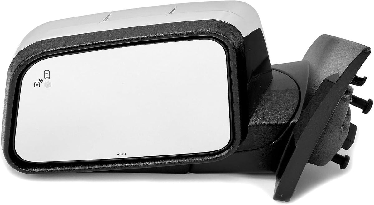 ya 11 9.14 baidiKUAFU Mirror Power Heated Puddle Spotter Driver Passenger For 2011-14 for Ford Edge