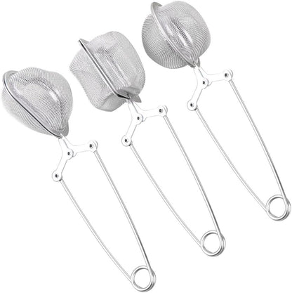ya 14 9.20 baidi 3 Pcs Stainless Steel Tea Strainer Stainless-steel Infuser Colander Filter-1