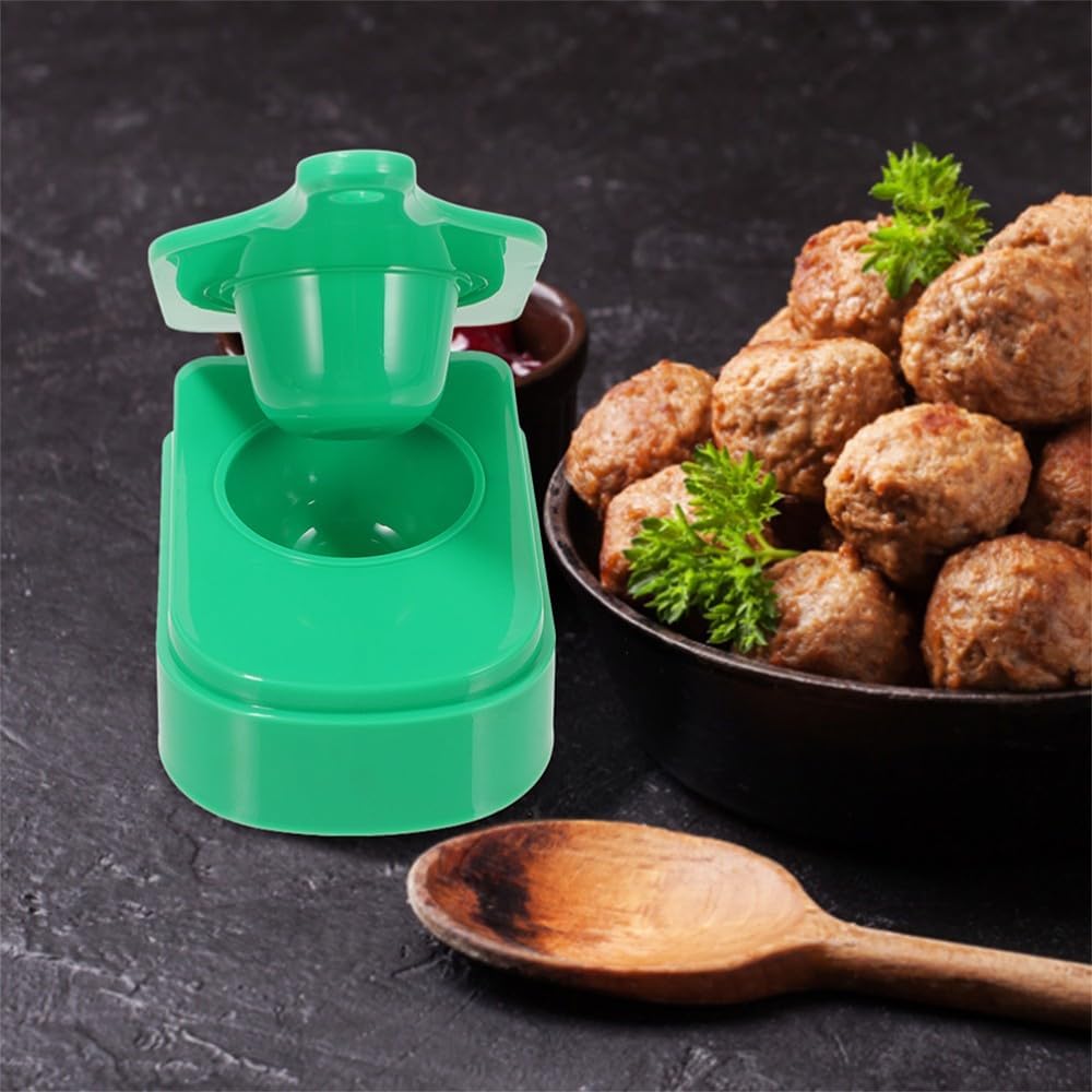 ya 14 9.20 baidi 2 Pcs Meatball Maker Meatballs Press Plastic Mold Manual Making Tools-1
