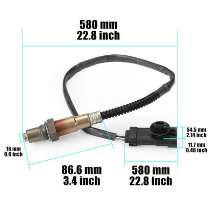 ya 4 8.14 1-Piece Set 0258005134 0258005135 Black Oxygen Sensor Suitable for Renault Oxygen Sensor
