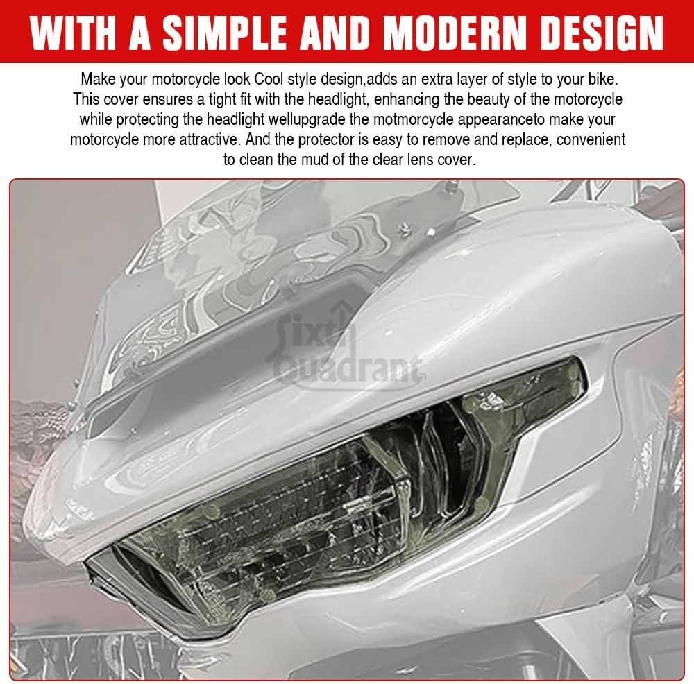 ya 23 10.7 baidi Front Headlight Screen Protective Cover for Harley Touring CVO ROAD GLIDE 23-up