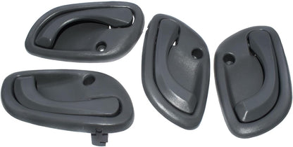 ya 4 8.14 for Suzuki Vitara Inside Interior Inner Door Handle Gray Left + Right Set of 4