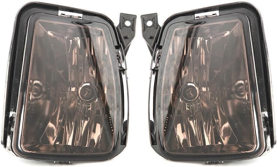 ya 4 8.8 Front Fog Light Lamps LH+RH for Dodge RAM 1500 2013-2017 2016 2015 Clear/Black
