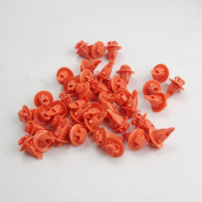 ya 2 8.15 Fender Wheel Flare Moulding Clip Retainer Fasteners Qty50 for Toyota Orange