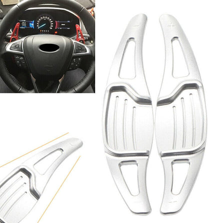 ya 10 9.16 zhengce Silver Steering Wheel Shift Paddle Shifter Extension Fit for Ford Mondeo 20