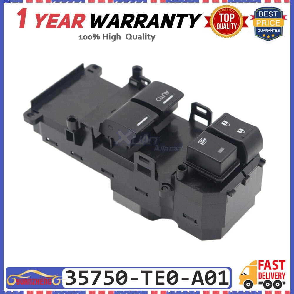ya 8 8.24 baidi Power Window Switch 35750-TE0-A01 -A02 for Honda for Accord 2.4L 08-12 CN