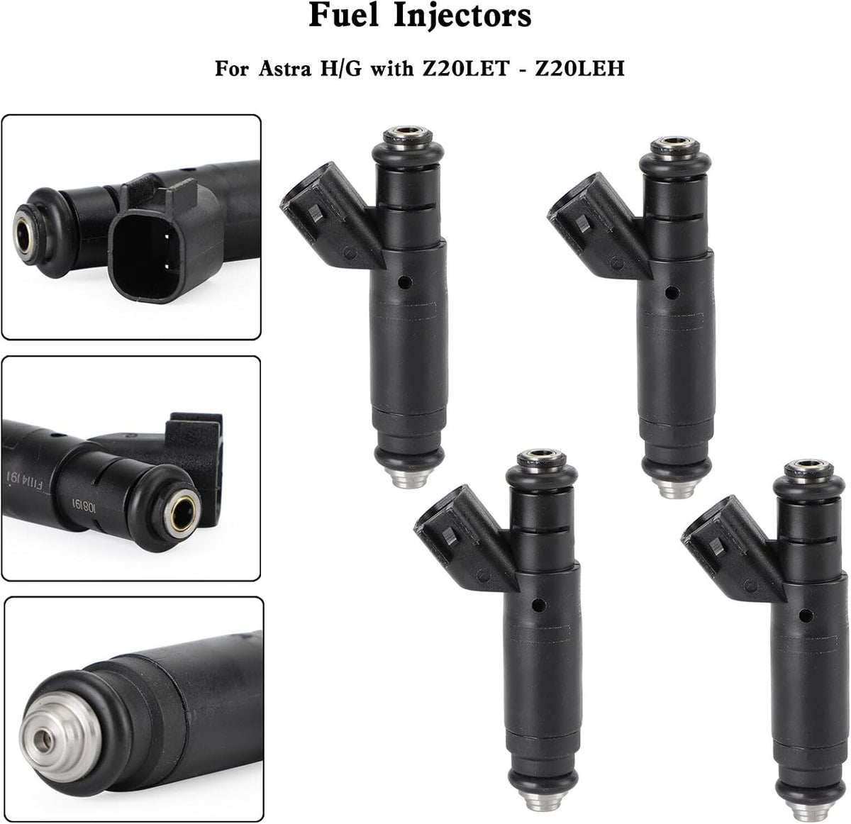 ya 14 9.20 zhengce 4PCS Fuel Injectors for Vauxhall VXR Z20LEH Z20LET GSI ASTRA for Opel 630C-1