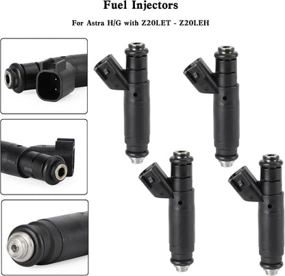 ya 14 9.20 zhengce 4PCS Fuel Injectors for Vauxhall VXR Z20LEH Z20LET GSI ASTRA for Opel 630C-1
